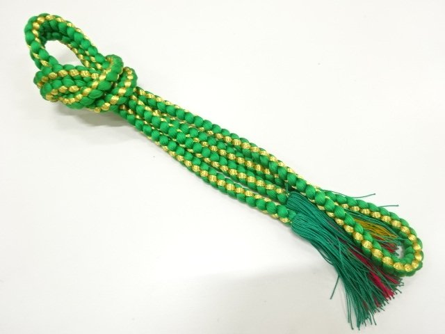 JAPANESE KIMONO / HANDTIED OBIJIME CORD